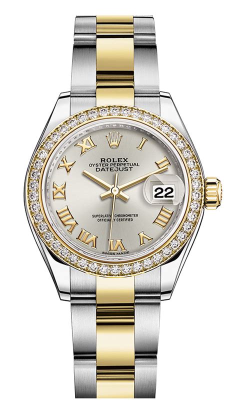 women's rolex with diamond bezel|Rolex 28mm lady datejust.